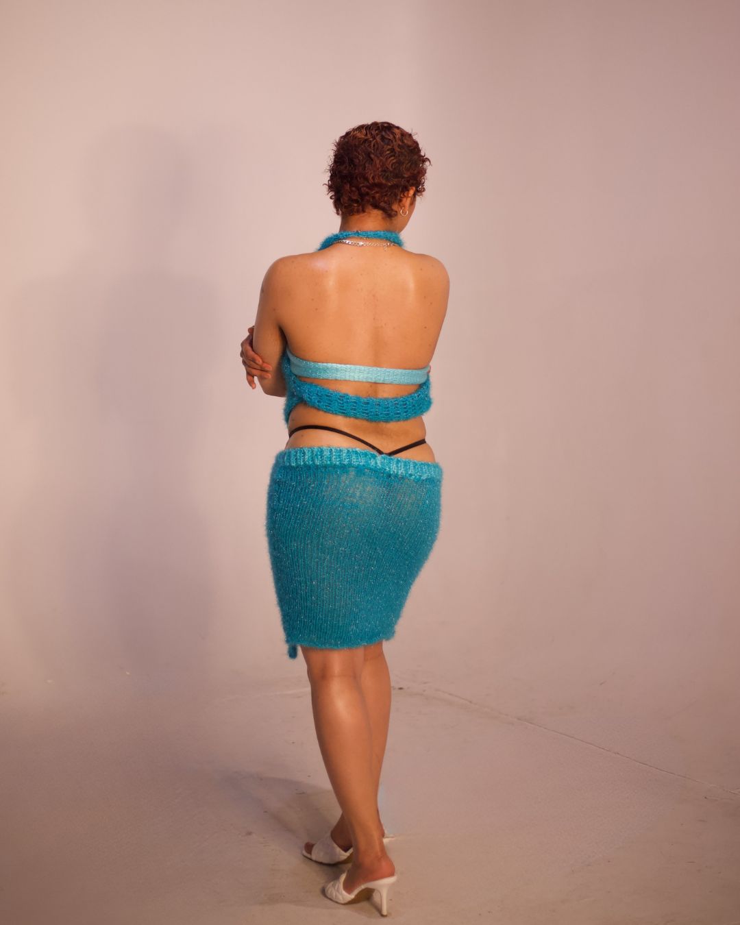 Sparkly knee length Skirt