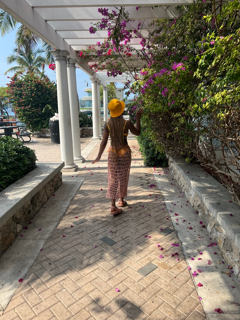 Tropical fruit bathing suit