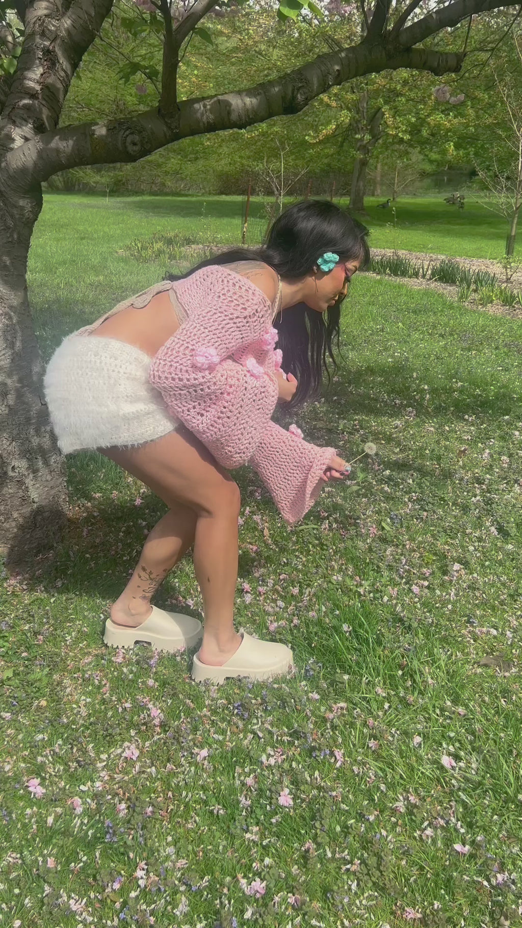 blossom bell sleeve top
